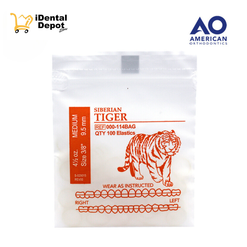 LIGAS INTRAORALES 4.5oz. 3/8 TIGRE