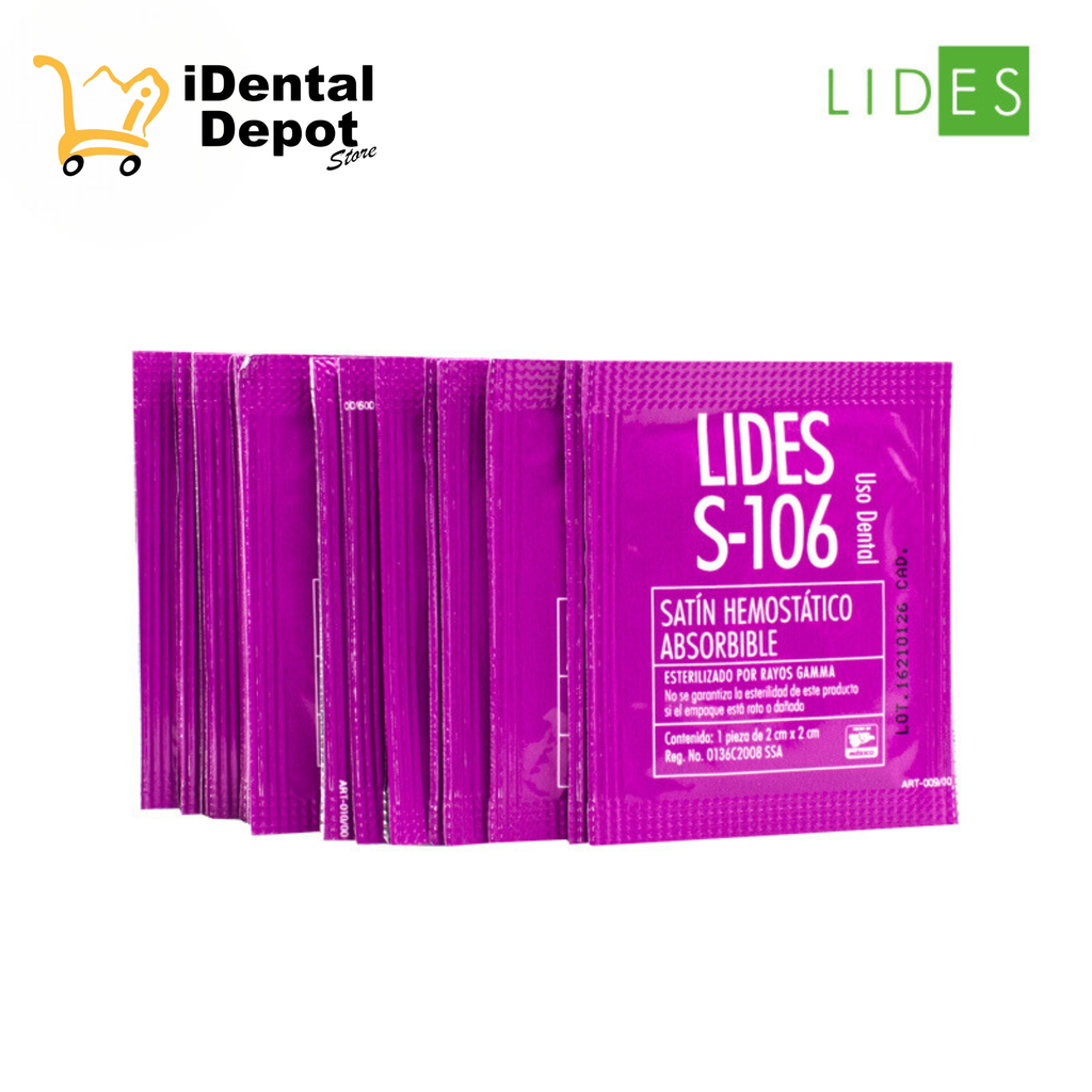 SATIN HEMOSTATICO S-106 C/20 SOBRES LIDES