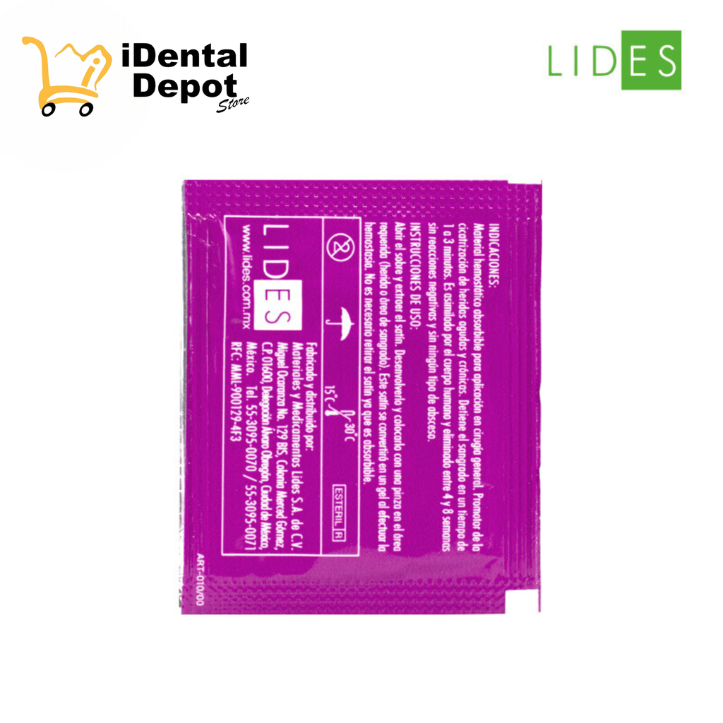 SATIN HEMOSTATICO S-106 C/20 SOBRES LIDES