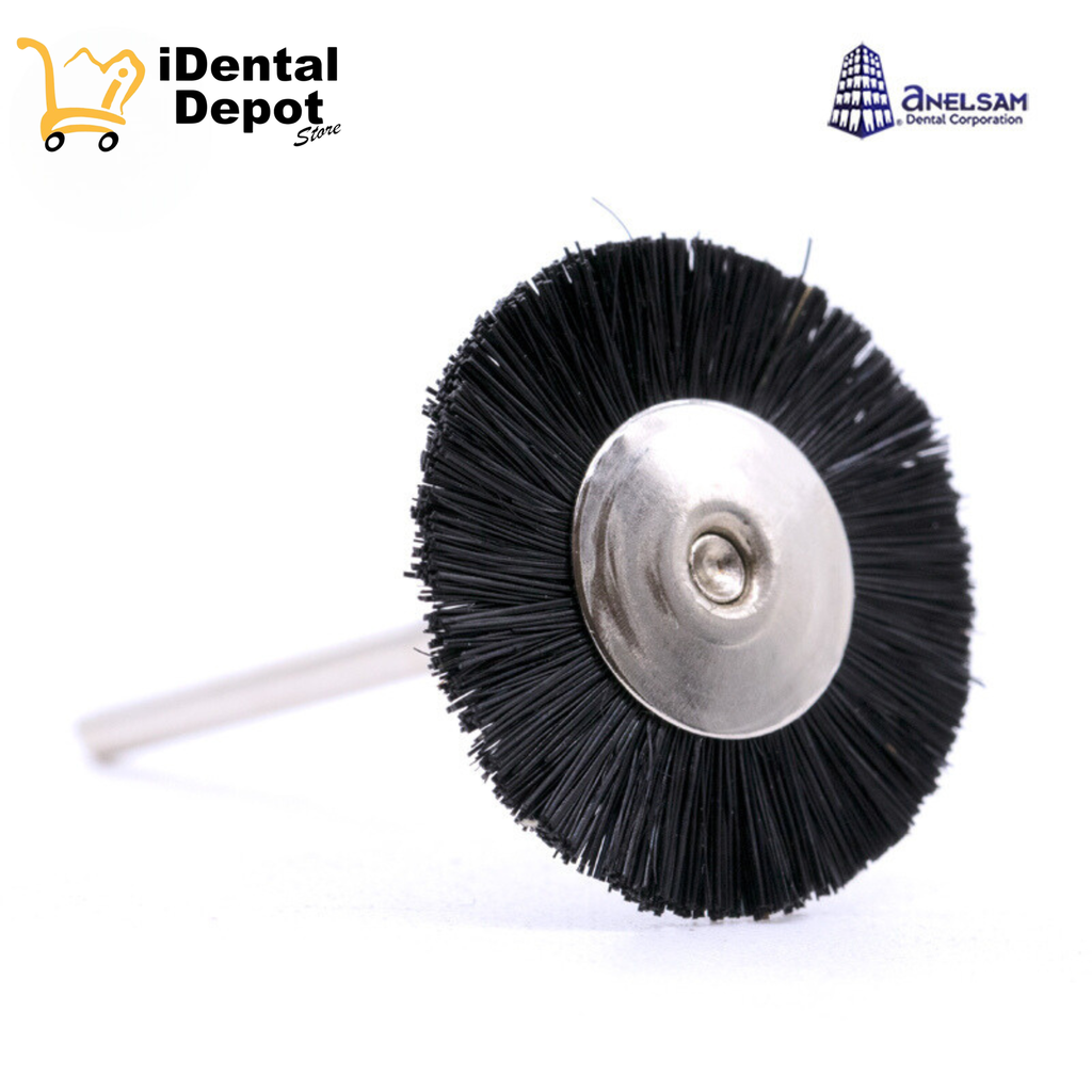 CEPILLO CERDAS NEGRO CON MANGO 25.4mm