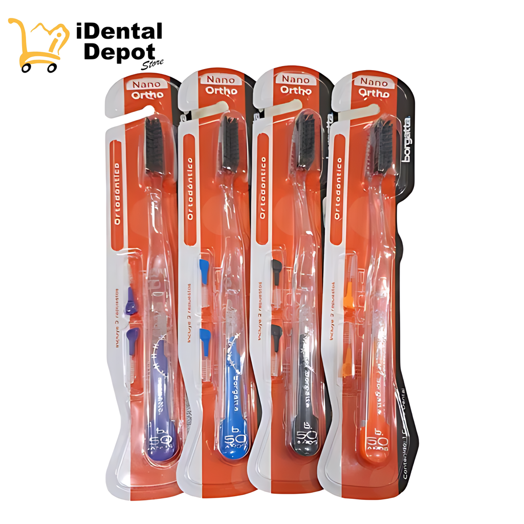 Cepillo Dental Ortodoncia Interdental Carbon Activado