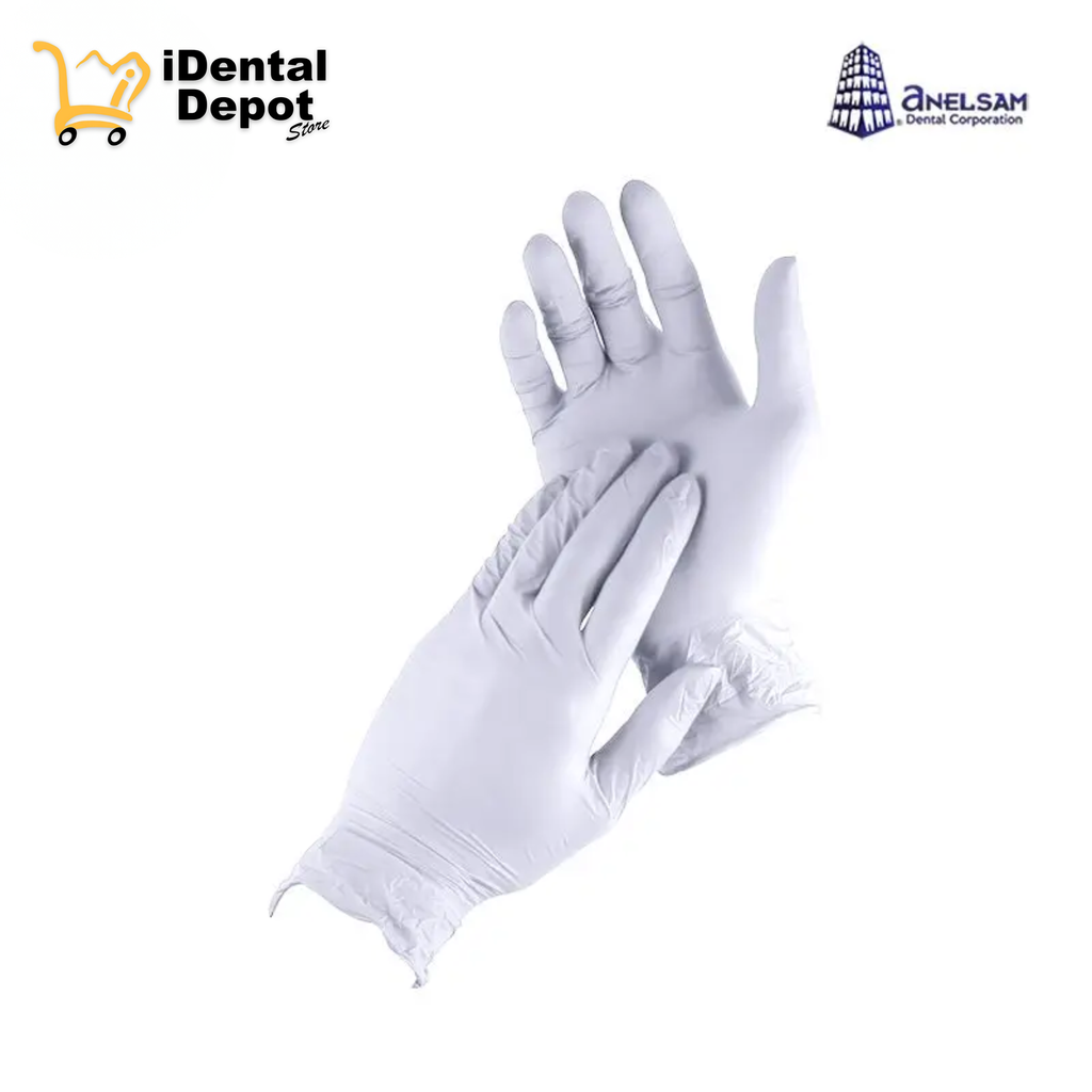 GUANTES LIBRES DE POLVO GRANDE CON 100 PIEZAS ANELSAM
