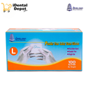 GUANTES LIBRES DE POLVO GRANDE CON 100 PIEZAS ANELSAM