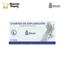 GUANTES LIBRES DE POLVO GRANDE CON 100 PIEZAS ANELSAM