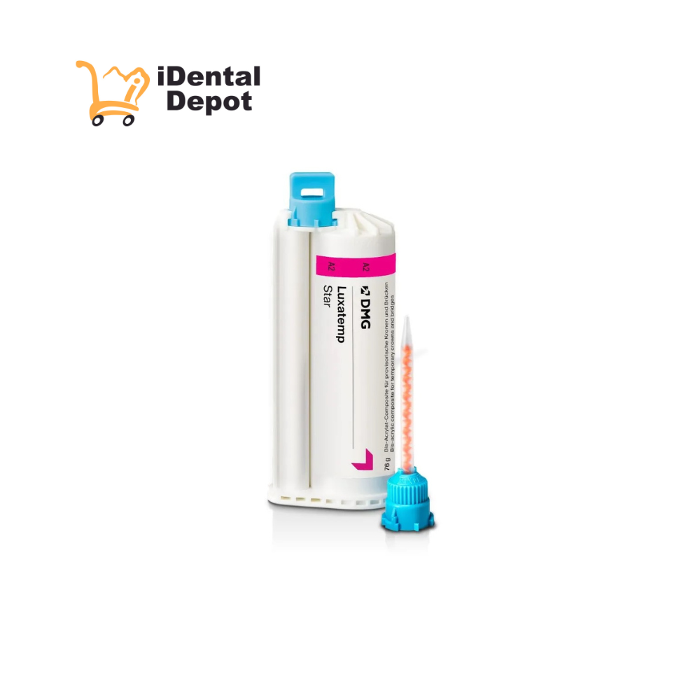 LUXATEMP STAR BLEACH LIGHT - MAT. BISACRILICO 1X76GR + 15 PUNTAS MEZCLADORAS