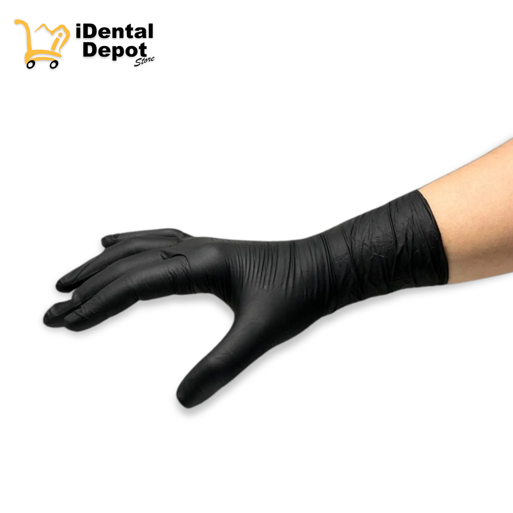 GUANTE NITRILO TEXT. S/POLVO CAJA C/200 PZAS R20QN CH NEGRO - 