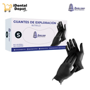 GUANTES NEGROS DE NITRILO CHICO CON 100 PIEZAS ANELSAM