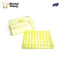 FRESERO PLASTICO PARA 63 FRESAS FOX AMARILLO