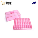 FRESERO PLASTICO PARA 63 FRESAS FOX ROJO