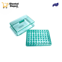 FRESERO PLASTICO PARA 63 FRESAS FOX VERDE AQUA