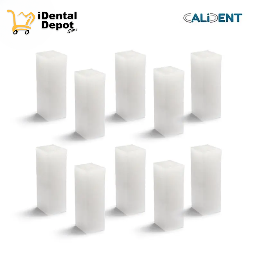 CUBO DE CERA BLANCO CALIDENT