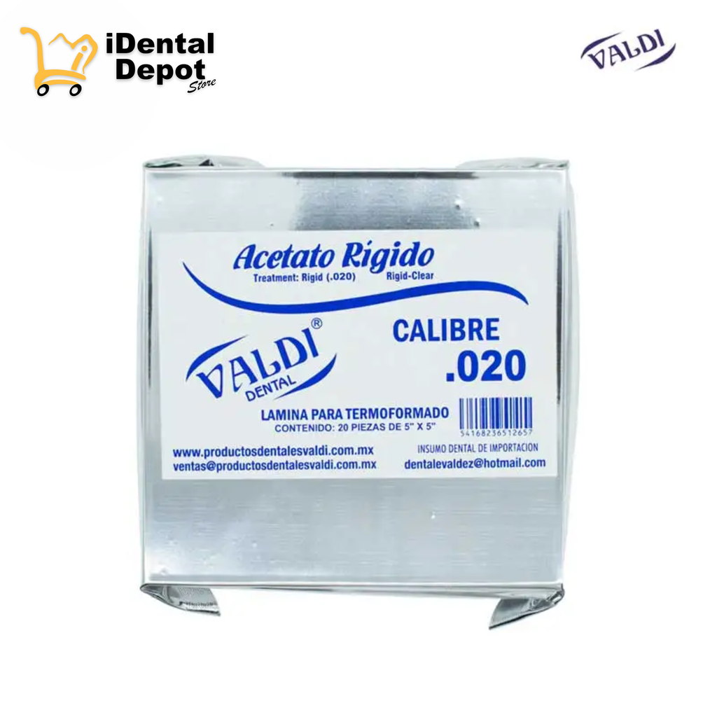 ACETATO RIGIDO NO. 20 VALDI