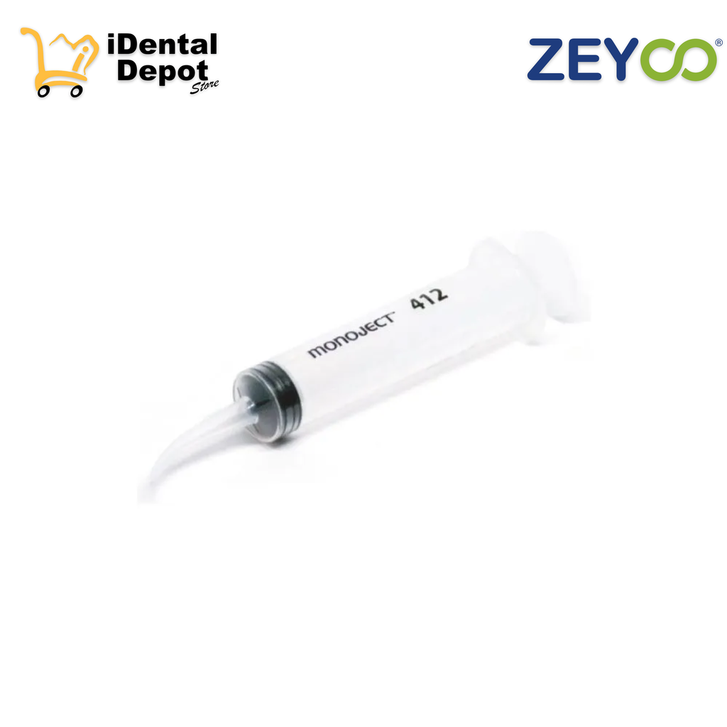 JERINGA PARA APLICACIÓN DE SILICON PUNTA CURVA 12mL BOLSA C/50 PZAS