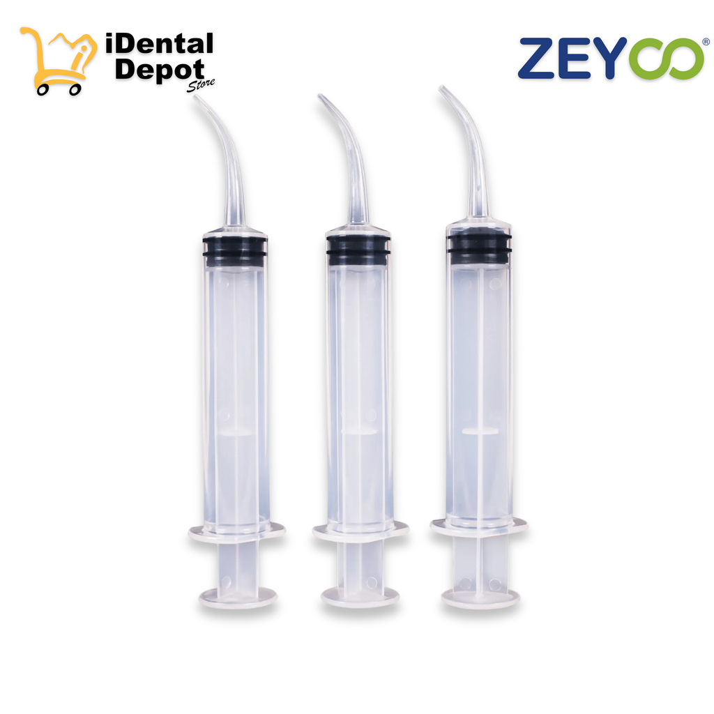 JERINGA PARA APLICACIÓN DE SILICON PUNTA CURVA 12mL BOLSA C/50 PZAS