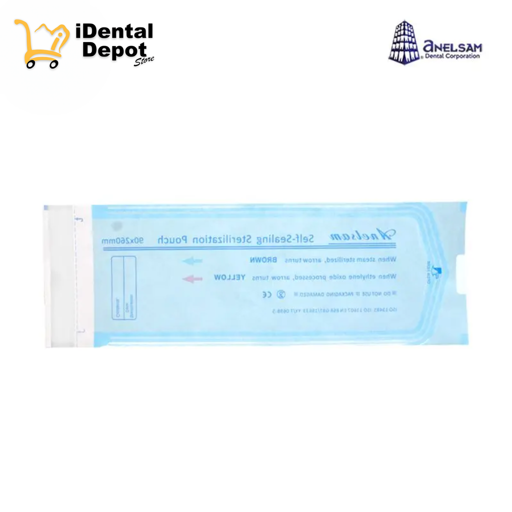 BOLSA PARA ESTERILIZAR 3 1/2 X 10 ANELSAM PAQ C/200