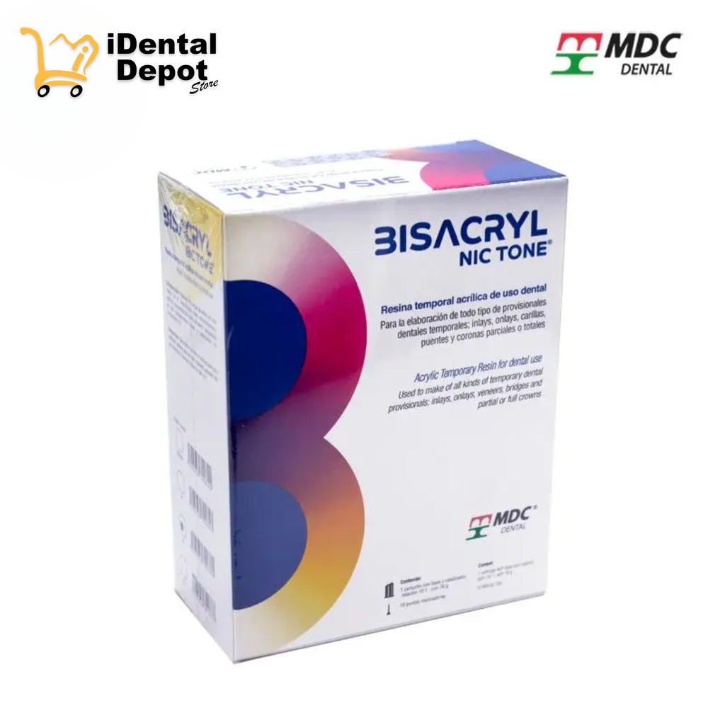 RESINA BISACRYL CARTUCHO A1 CON 10 PUNTAS MEZCLADORAS