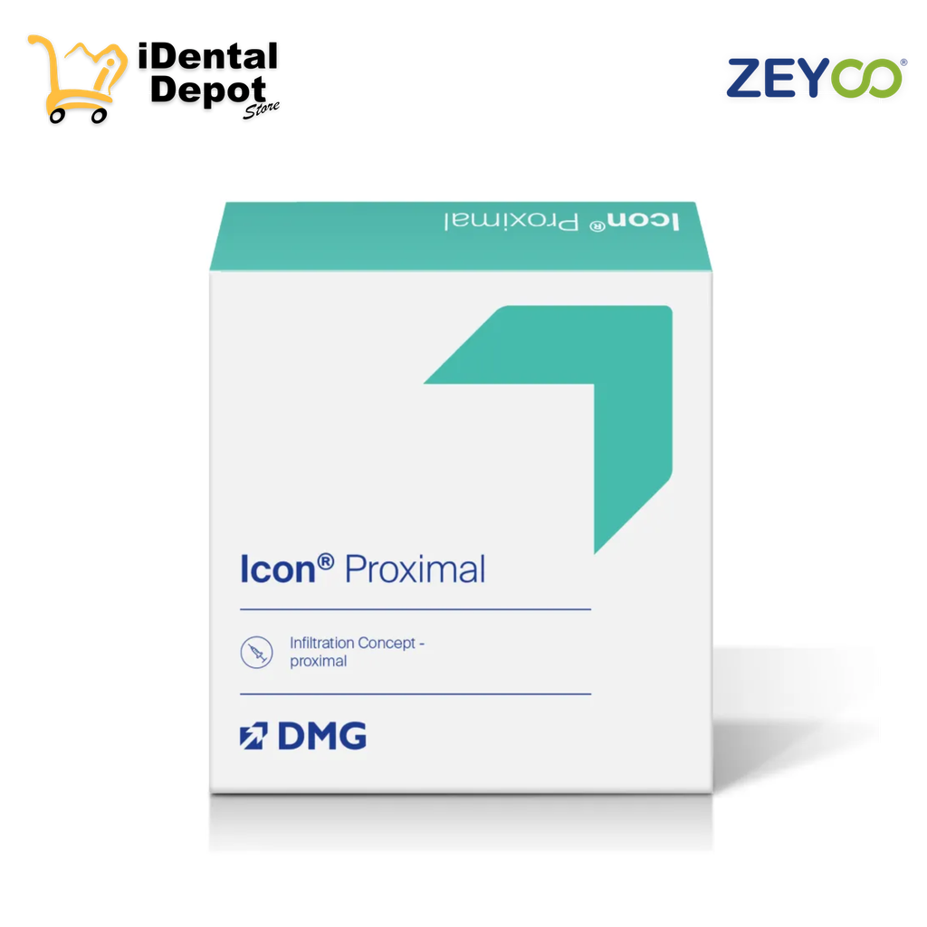 ICON INTERPROXIMAL - INACTIVADOR DE CARIES CAJA C/2 KITS DE 6 A 10 TRATAMIENTOS C/U 