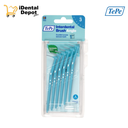 ANGLE IDB #3 AZUL - CEPILLO INTERDENTAL CABEZAL ANGULADO MANGO LARGO SIZE 0.6mmBLISTER 6 PZS