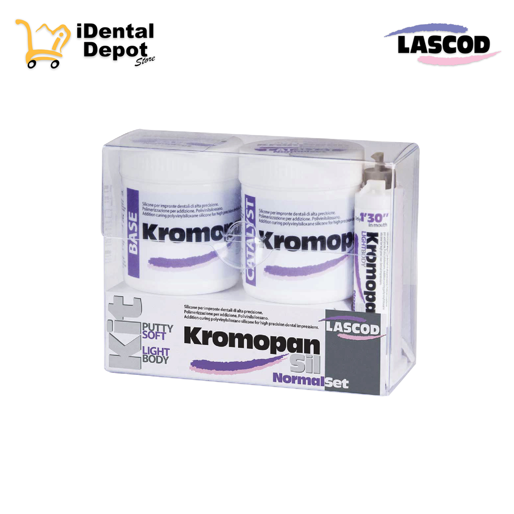 KROMOPAN SIL KIT LIGHT - MAT. DE IMP. MASILLA 2X150mL + 1 LIGERO + 6 PTAS MEZCLADORAS Y 6