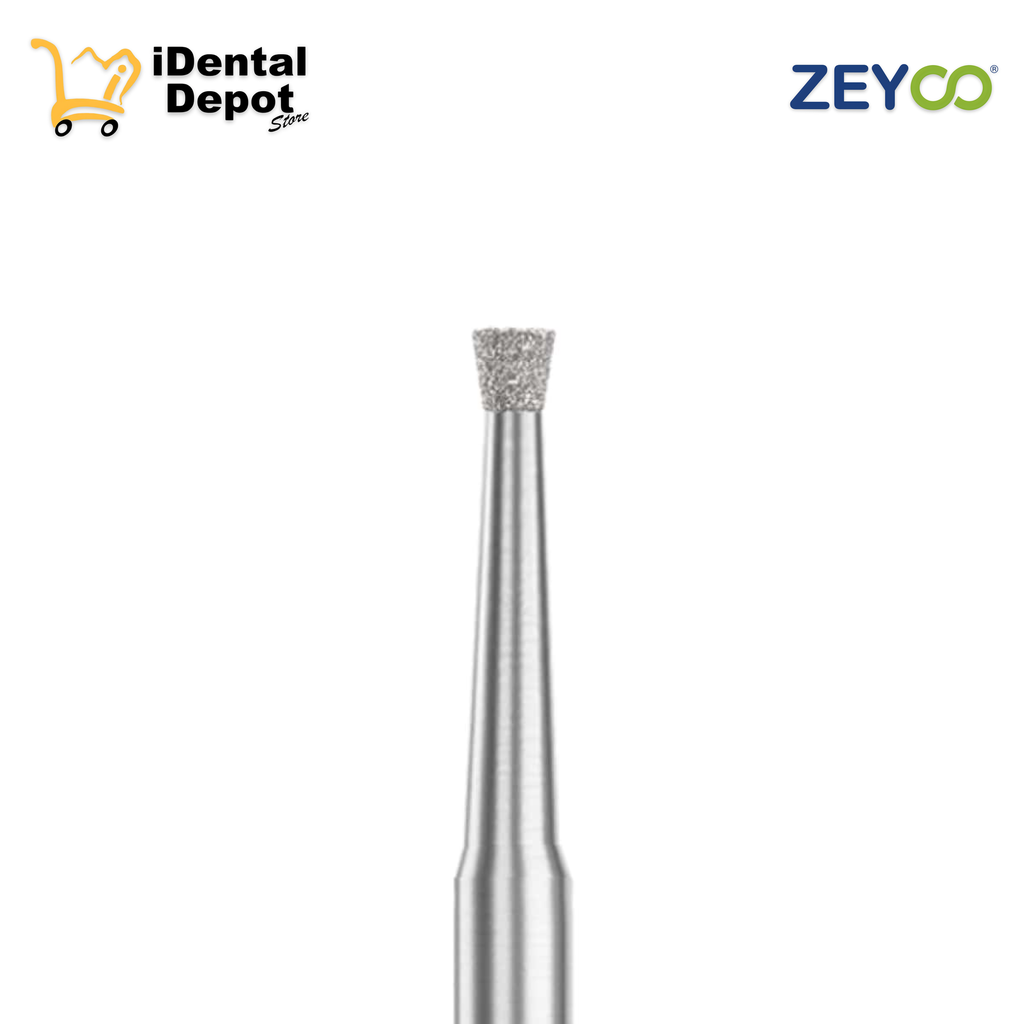 FRESA ZEYCO DIAMANTE 805-012 CONO INVERTIDO MED CAJA C/10 PZAS BLISTER INDIVIDUAL