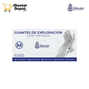 GUANTES LIBRES DE POLVO MEDIANO CON 100 PIEZAS ANELSAM