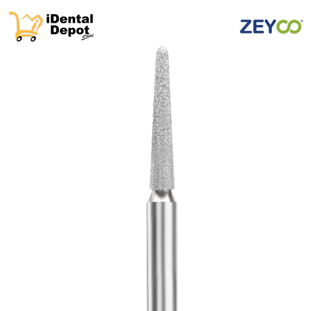 FRESA ZEYCO DIAMANTE 856-014 TRONCOCONICA PTA. REDONDEADA MED CAJA C/10 PZAS BLISTER INDIVIDUAL