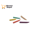 CUÑAS ANATOMICAS - 100 CUÑAS DE MADERA SURTIDAS DE COLORES