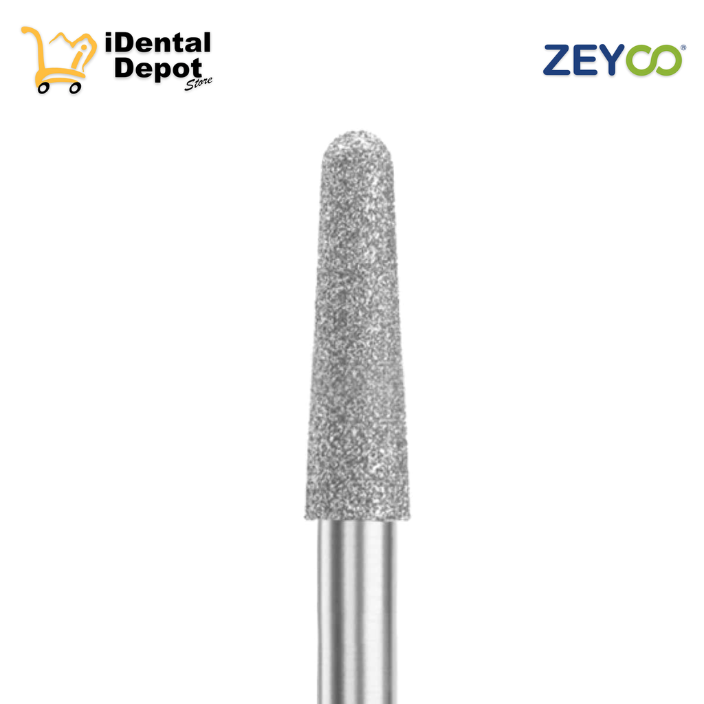 FRESA ZEYCO DIAMANTE 856-021 TRONCOCONICA PTA. REDONDEADA MED CAJA C/10 PZAS BLISTER INDIVIDUAL