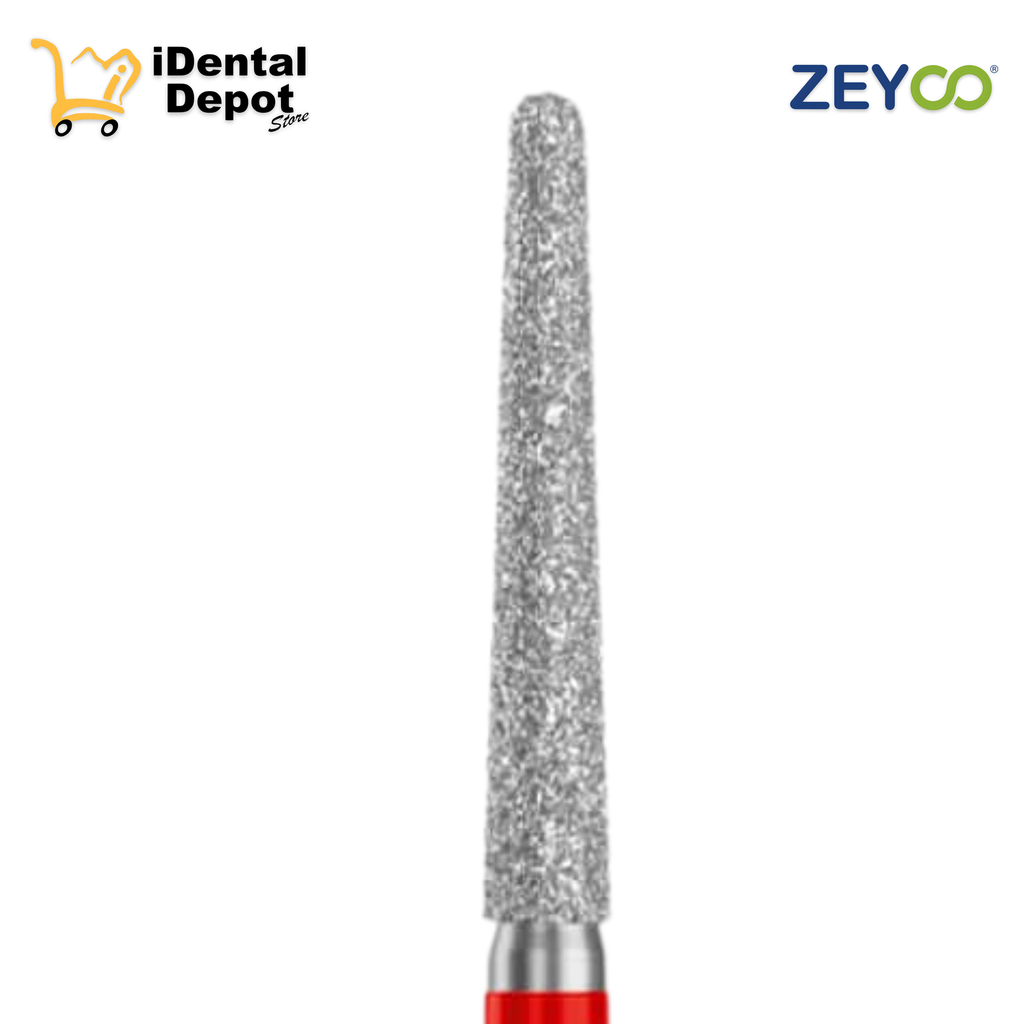 FRESA ZEYCO DIAMANTE 850-018   TRONCOCONICA PTA. REDONDEADA FINA CAJA C/10 PZAS BLISTER INDIVIDUAL