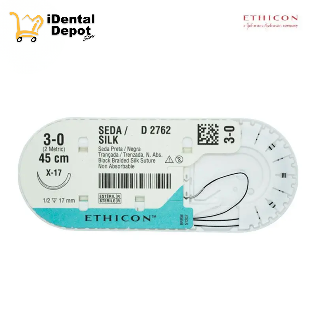 SUTURA 3-0 SEDA 45 X 17CM