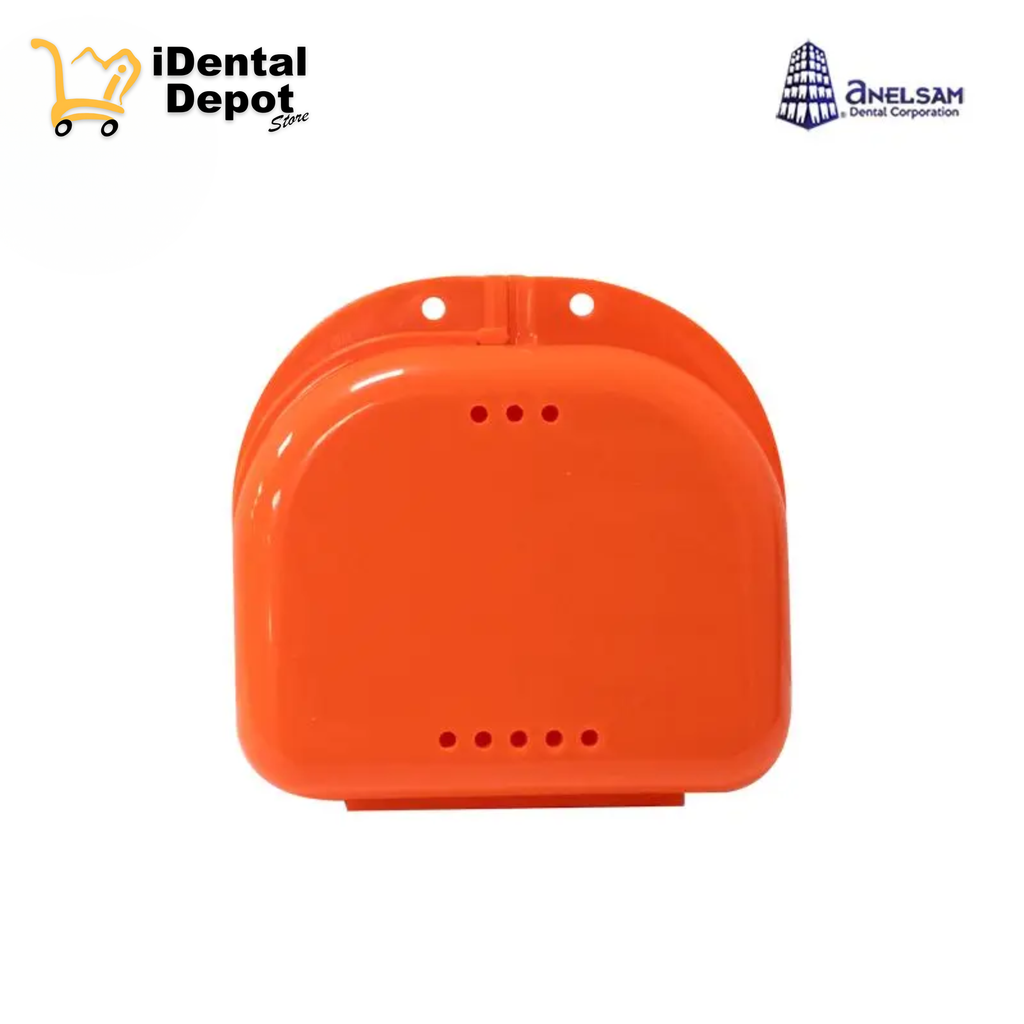 CAJA ORTHO PLASTICO SIN CORDON NARANJA ANELSAM
