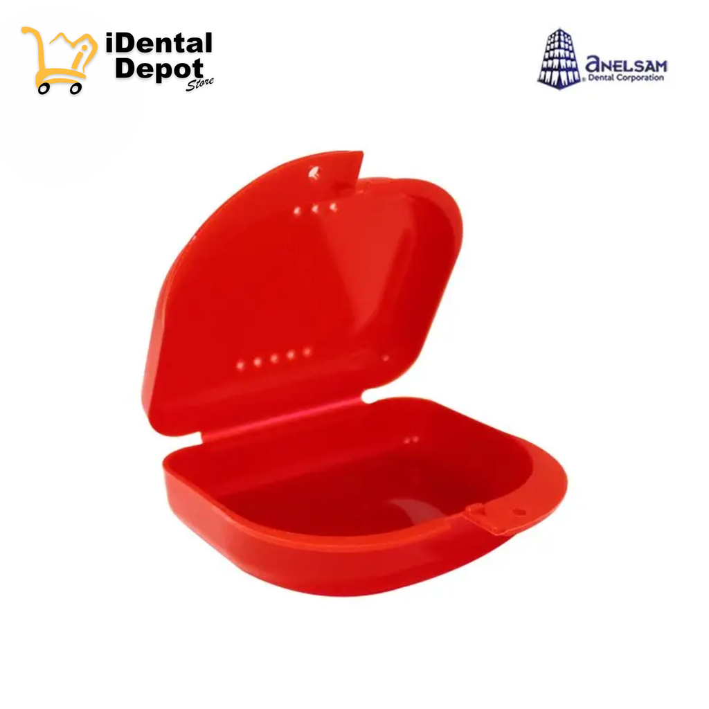 CAJA ORTHO PLASTICO SIN CORDON ROJA ANELSAM