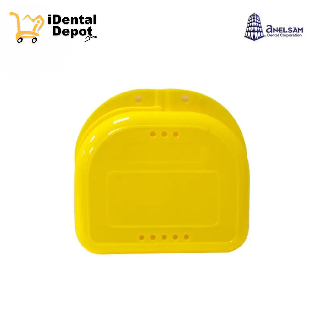 CAJA ORTHO PLASTICO SIN CORDON AMARILLO ANELSAM