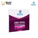 DIQUE MAXSAFE 6X6 MEDIO PURPURA (MENTA) CON 15