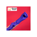 EVOLVE EXCH AZUL COBALTO - GUANTE NITRILO TEX. S/POLVO CAJA C/300 PZAS