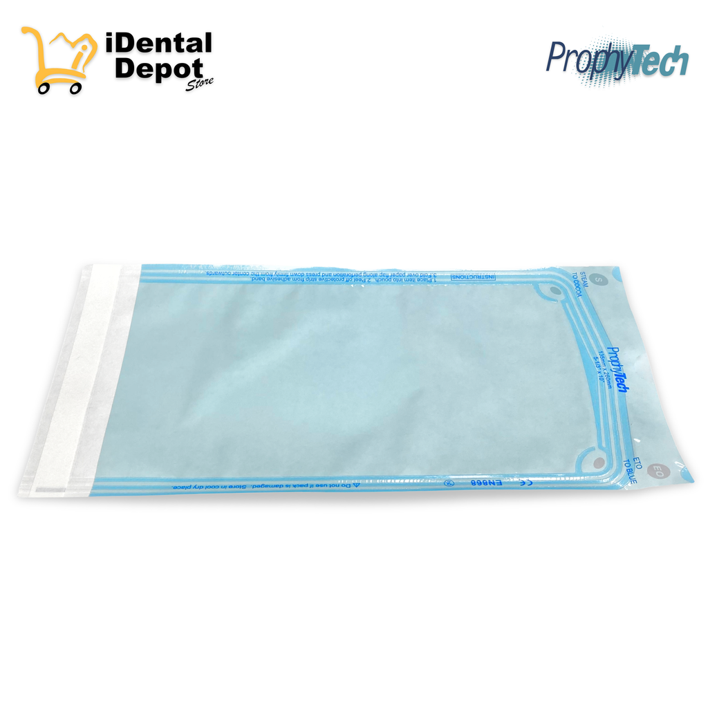 BOLSA PARA ESTERILIZAR GRANDE 5 1/3 X 10 CAJA C/200 PZAS.