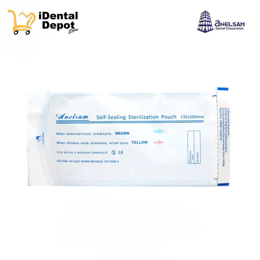 BOLSA PARA ESTERILIZAR 5 1/4 X 11 ANELSAM PAQ C/200