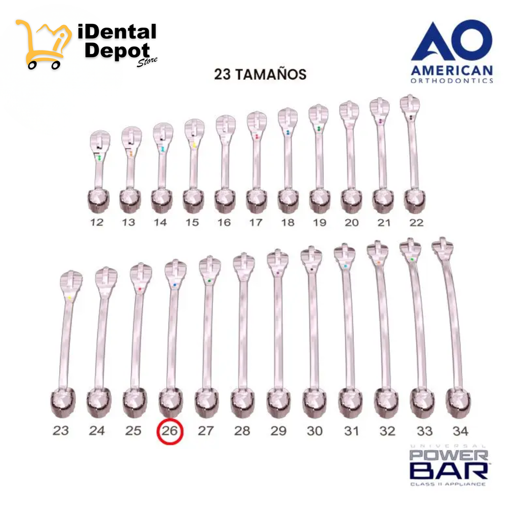 POWER BAR KIT CORRECTOR PARA CLASE II 26MM