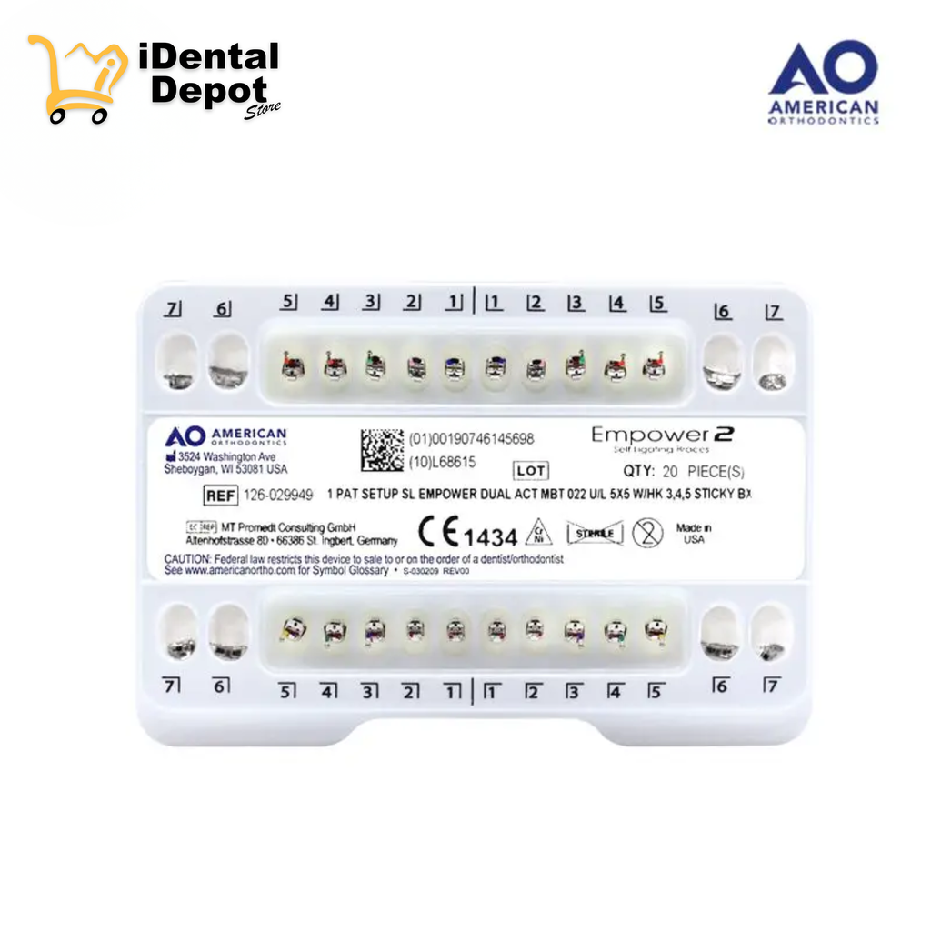 KIT EMPOWER AUTOLIGADO MBT .022 C/T Y ARCOS