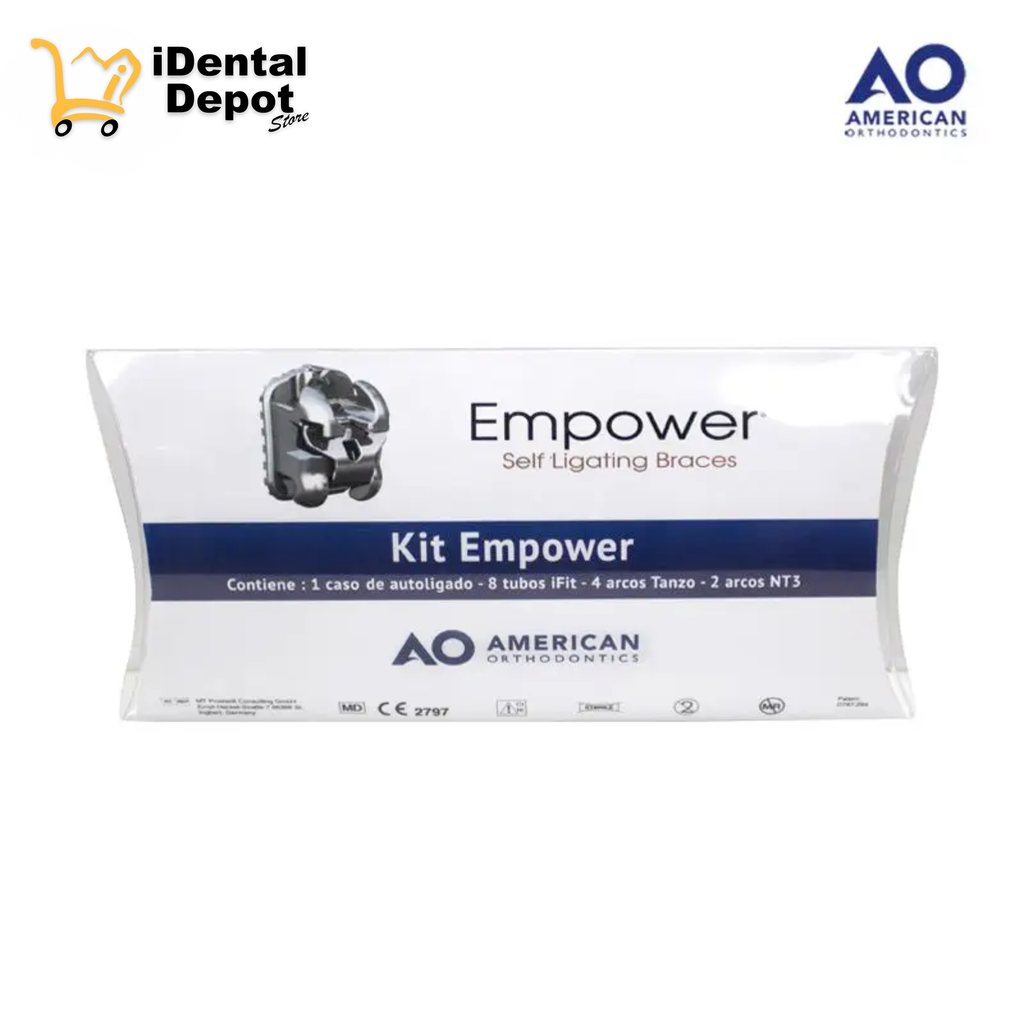 KIT EMPOWER AUTOLIGADO MBT .022 C/T Y ARCOS