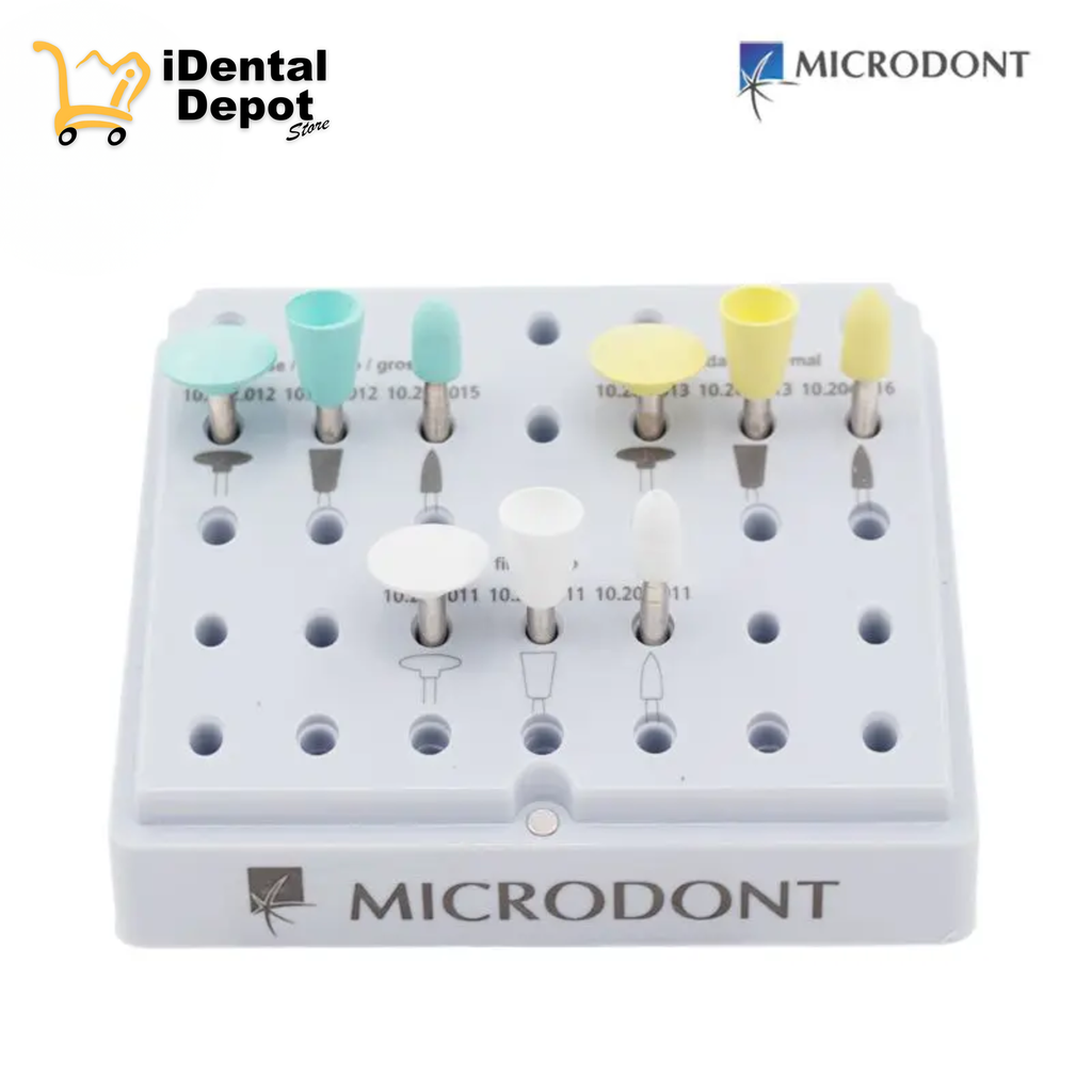 KIT PULIDO DE RESINA CON 9 MICRODONT