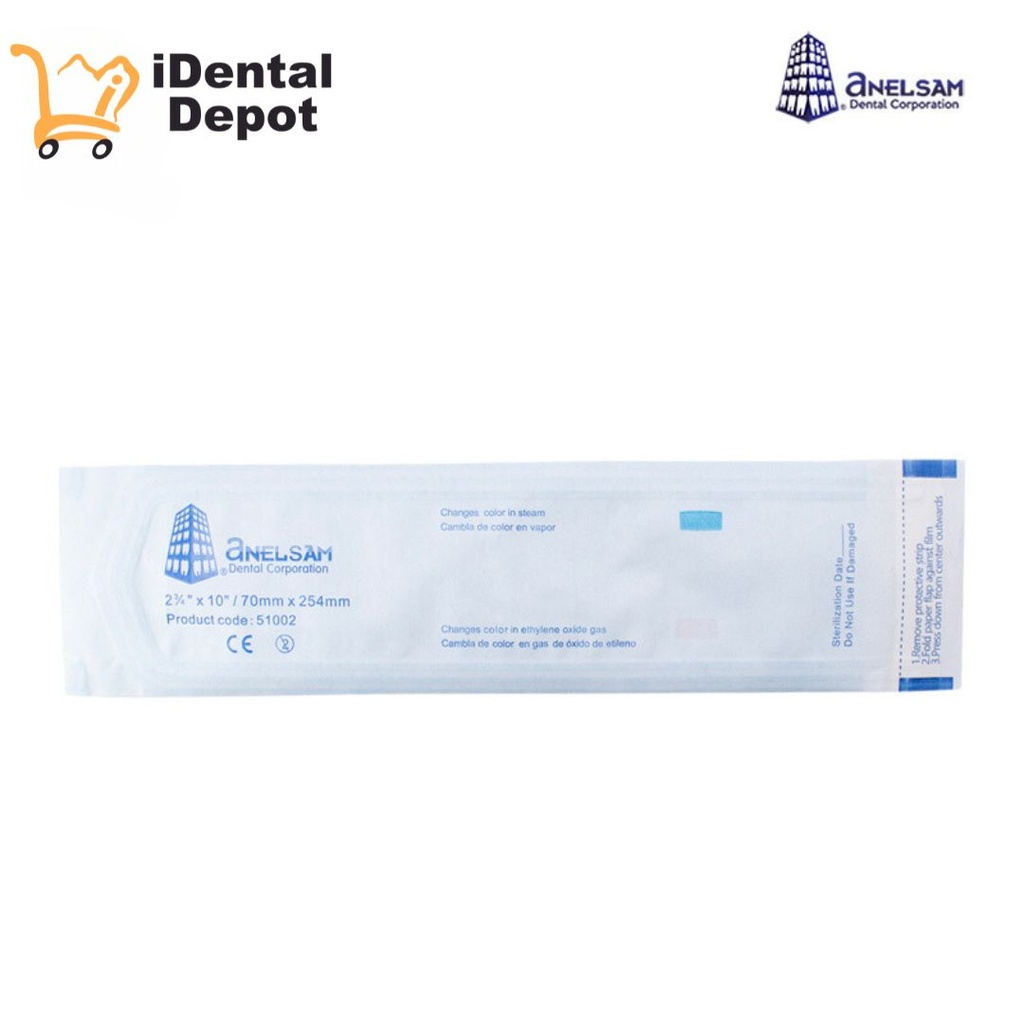 BOLSA PARA ESTERILIZAR 2 3/4X10 ANELSAM