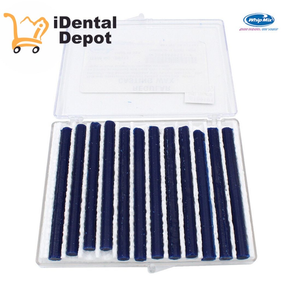 CERA DE COLOR AZUL CON 12 WHIP-MIX