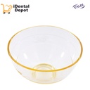 TAZA DE HULE GRANDE VALDI TRANSPARENTE