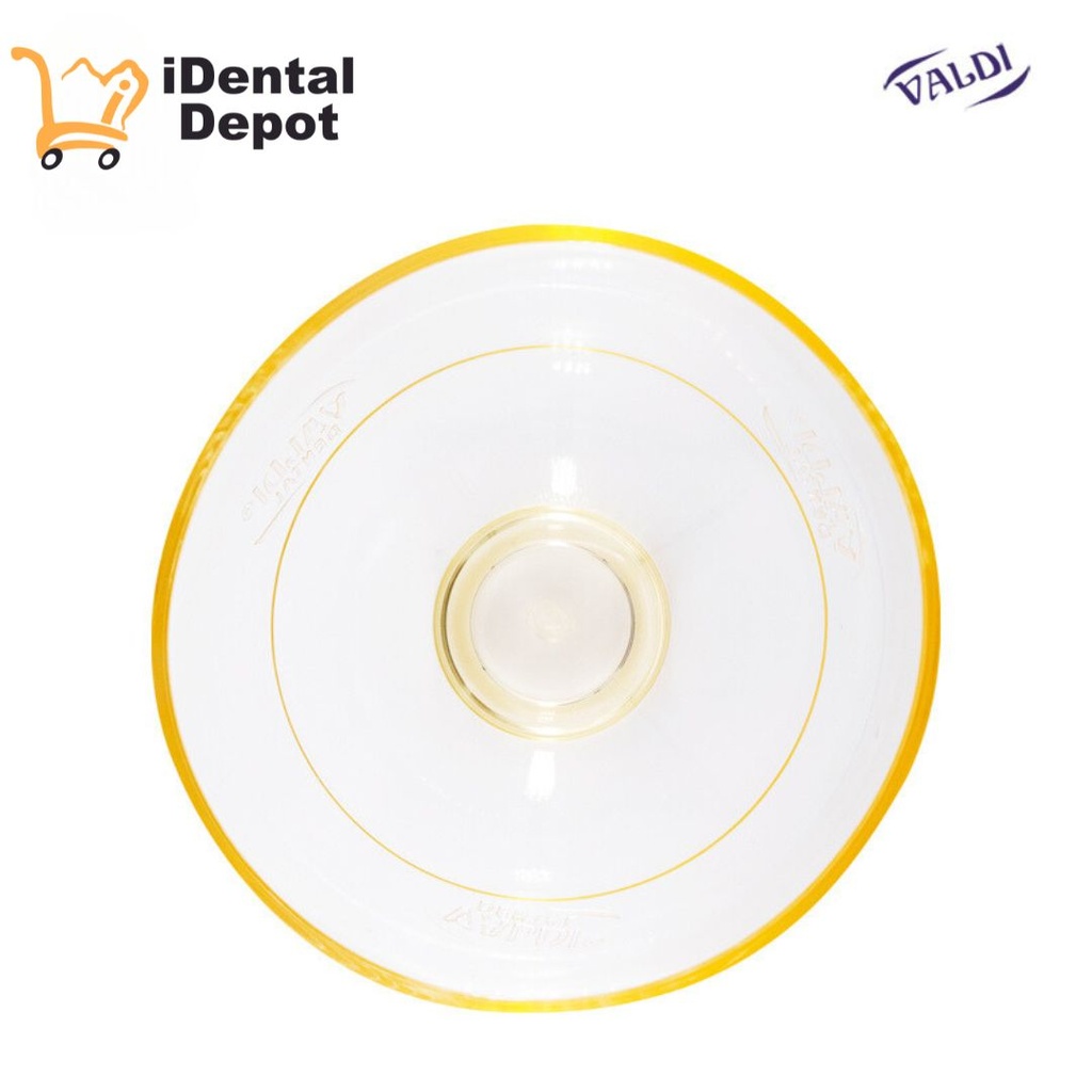 TAZA DE HULE GRANDE VALDI TRANSPARENTE