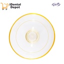 TAZA DE HULE GRANDE VALDI TRANSPARENTE