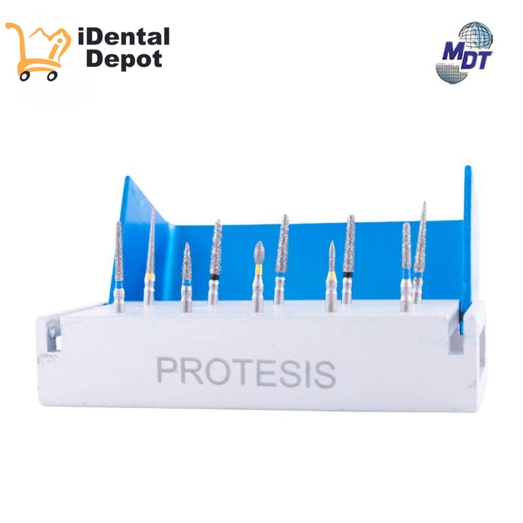 KIT DE PROTESIS CON 10 FRESAS MDT