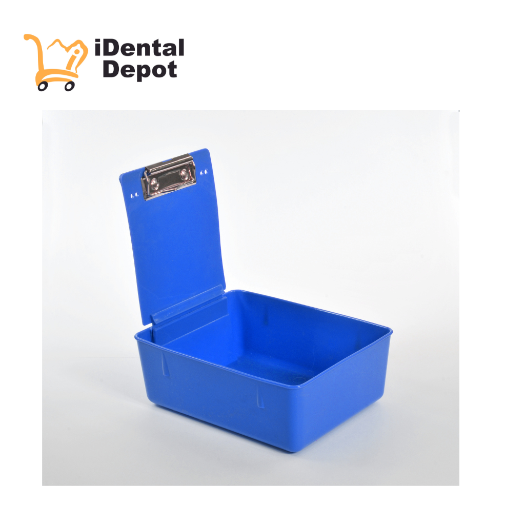 CAJA PLASTICA ORGANIZADORA LABORATORIO AZUL