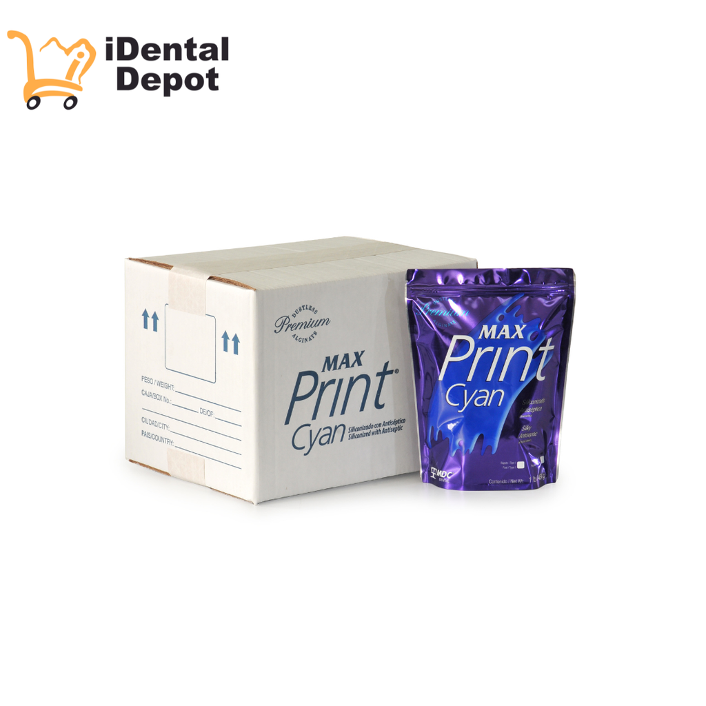 ALGINATO MAX PRINT CYAN TIPO II BOLSA 454GR