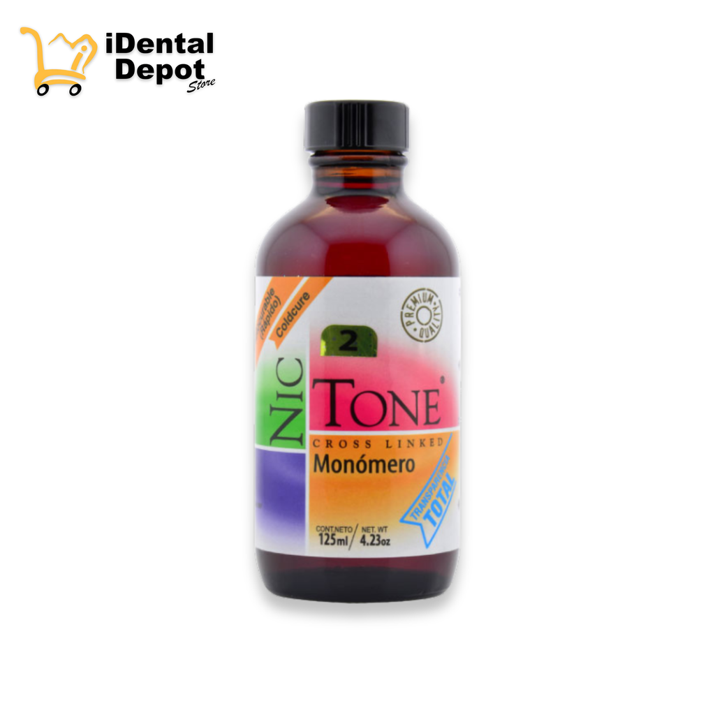 MONOMERO LIQUIDO RAPIDO (AUTOCURABLE) NICTONE COLOR AMARILLO 125ML